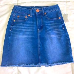 mini jean skirt